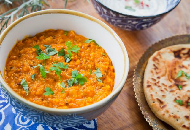 Dahl de lentilles corail au Cookeo