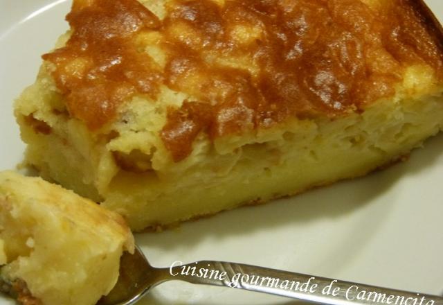 Fondant aux pommes et fromage blanc