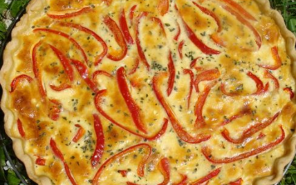 Quiche Poivron-Lardon