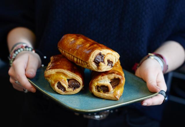 Pain au chocolat express au Kinder Bueno