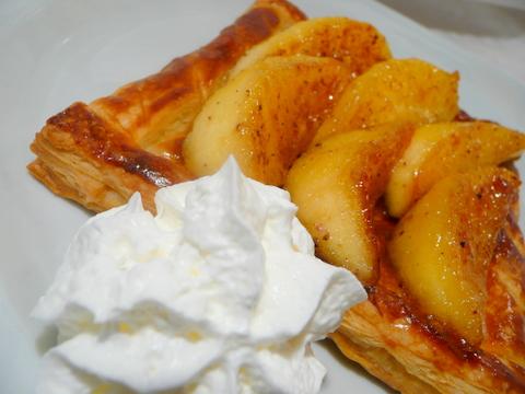 Tartes aux pommes chaudes