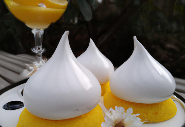 Panna Cotta au citron meringué