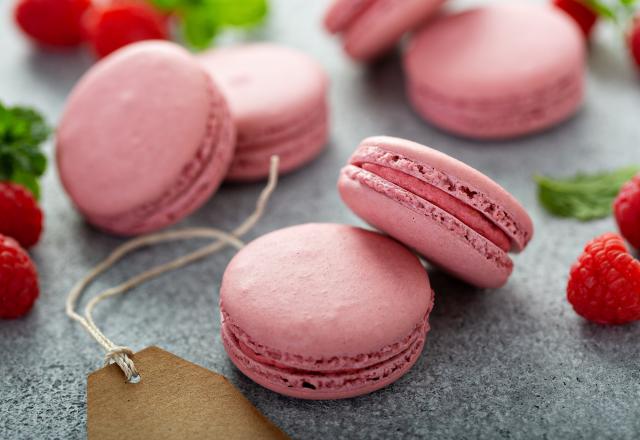 Macarons à la fraise classiques