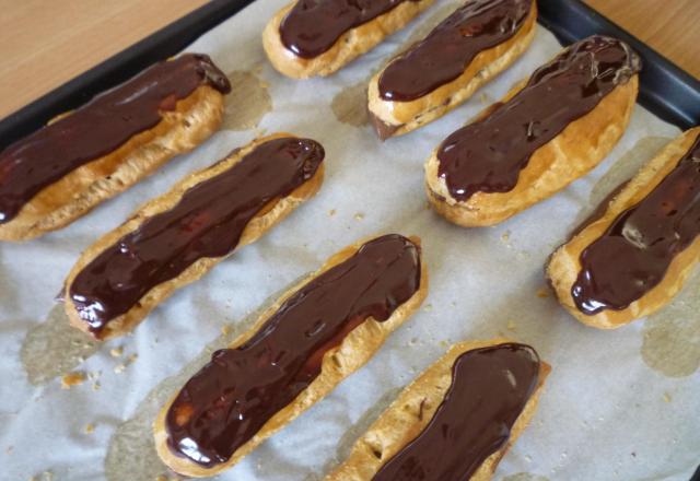 Éclairs choco-noisette