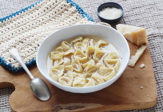 Tortellini dans leur bouillon