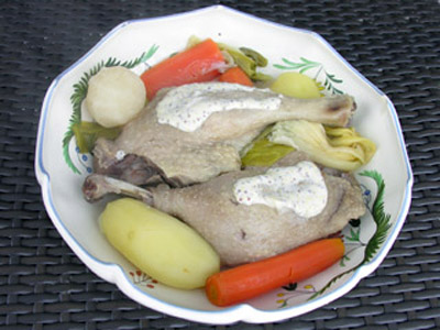 Pot au feu de canard traditionnel