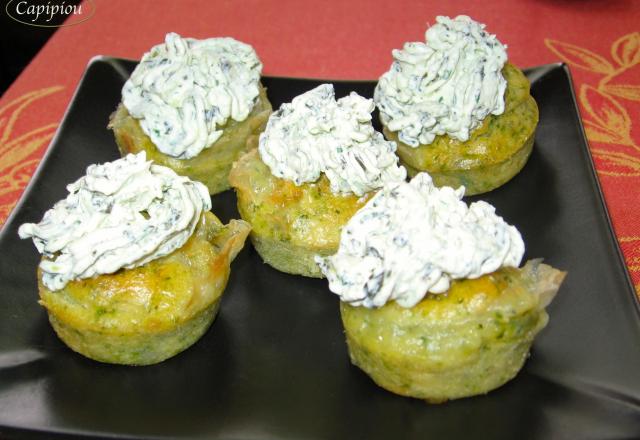 Mini-cakes savoyards aux herbes du jardin