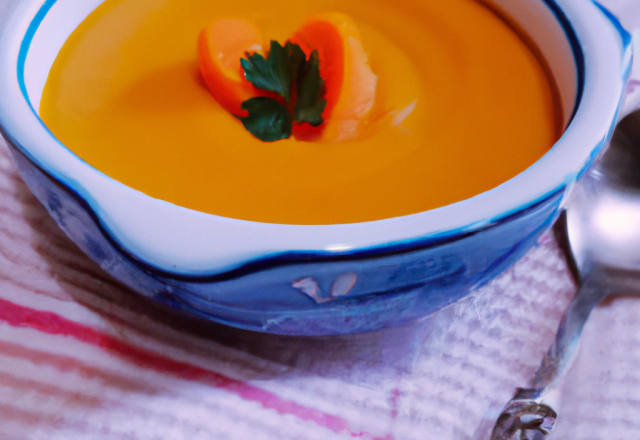 Velouté de carottes à l'orange