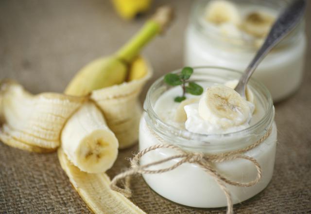 Verrine de mousse de banane