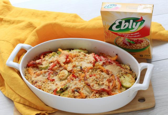 Gratin de légumes du soleil au blé