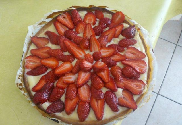 Tarte aux fraises rafraîchissante et gourmande