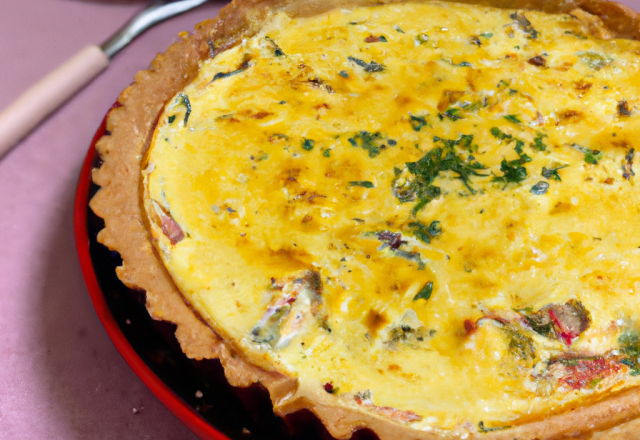 Quiche au crabe facile