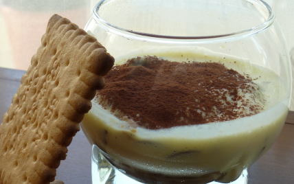 Tiramisu ricotta-petit brun