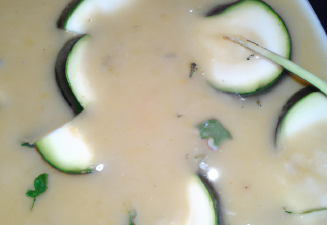 Velouté de courgettes inratable