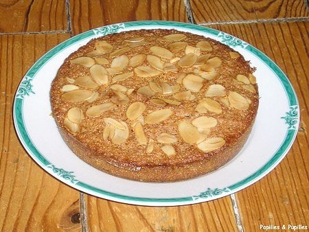 Gâteau à la pate d'amande