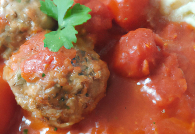 Boulettes au coulis de tomates