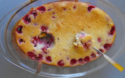 Gratin de framboises "amandine"