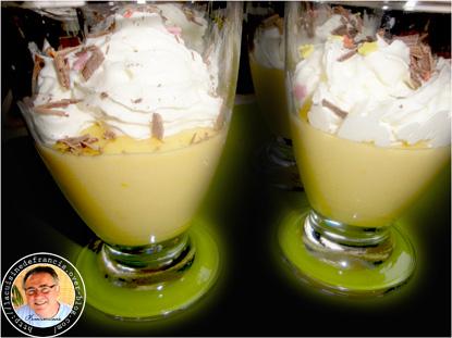 Mousse à l'orange et sa chantilly vanillée