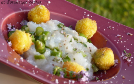 Tartare de cabillaud aux asperges