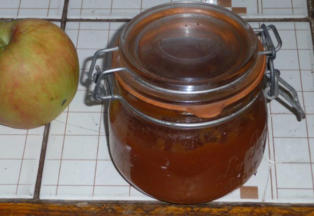 Compote de pommes vanillée