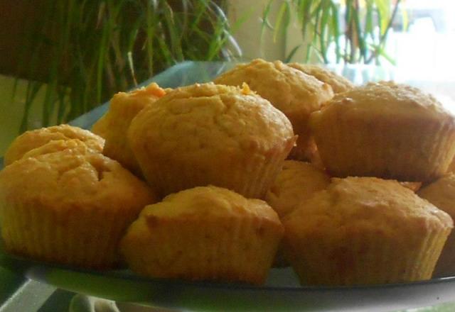 Muffins kaki noisette