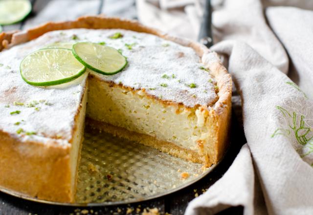 Tarte au riz et au citron