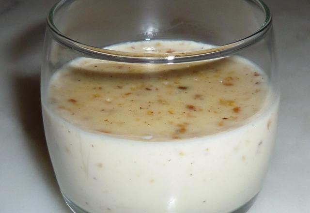 Crème dessert sans œufs et chocolat, café, spéculoos ou praliné