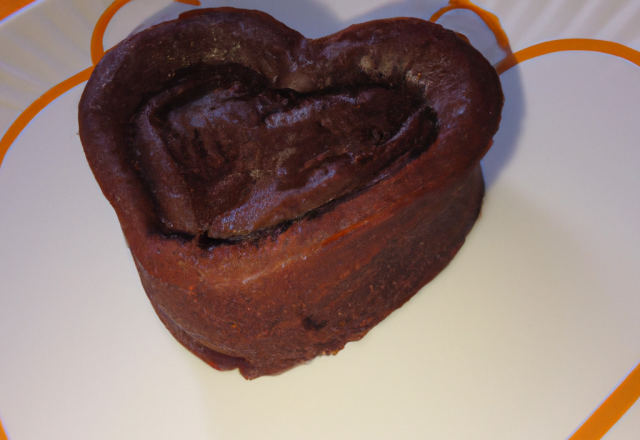 Cœur fondant chocolat