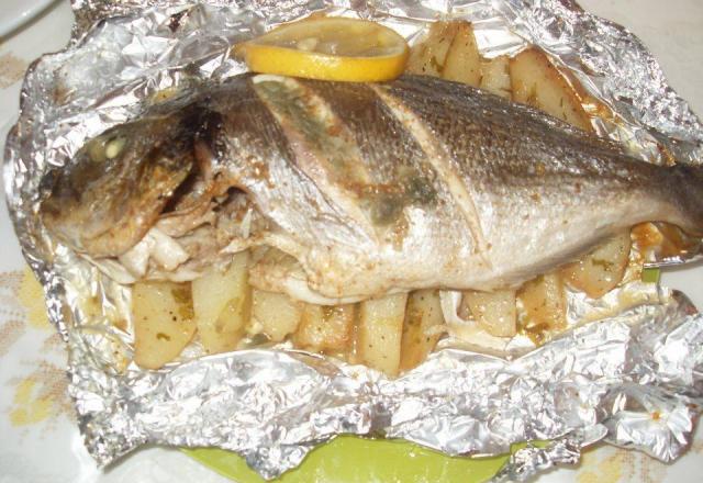 Dorade en papillote