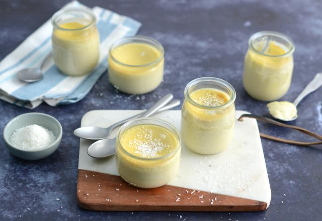 Crème dessert au lait de coco