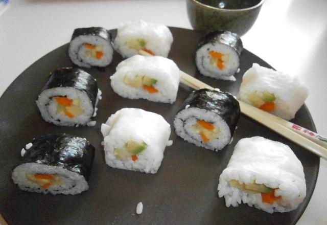 Makis originaux de légumes