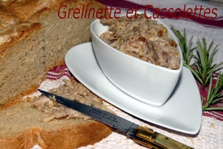 Rillettes de lapin light au Cognac de l'ile de Ré