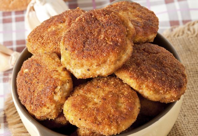 Croquettes de poulet cœur fondant