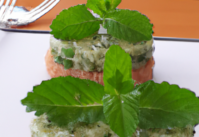 Tartare de concombres à la menthe