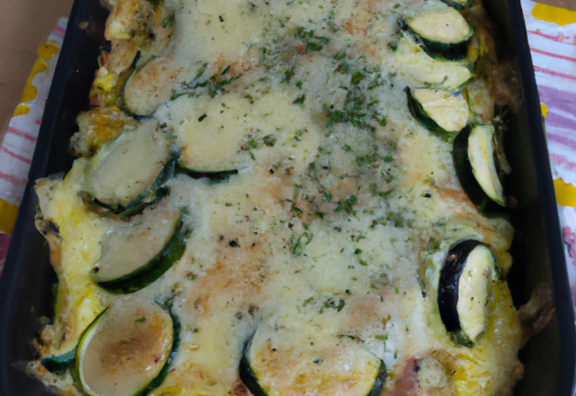 Gratin de courgettes express