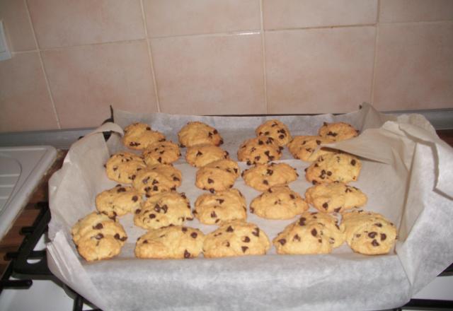 Cookies noix de coco et pépites de chocolat