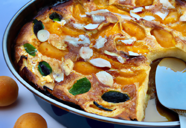 Clafoutis abricot-amande