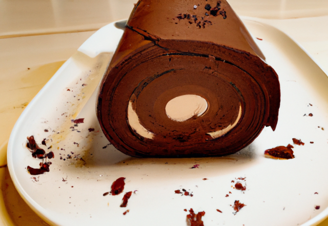 Bûche au chocolat (à la Lenotre)