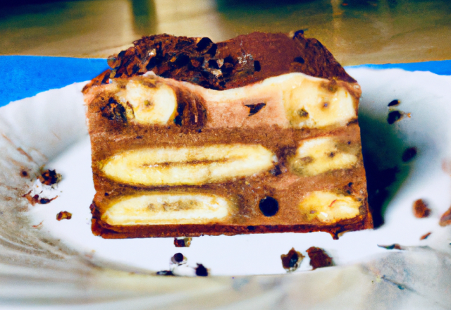 Gâteau banane & chocolat