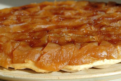 Tarte tatin sur pate brisée