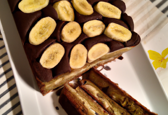 Gâteau banane / chocolat