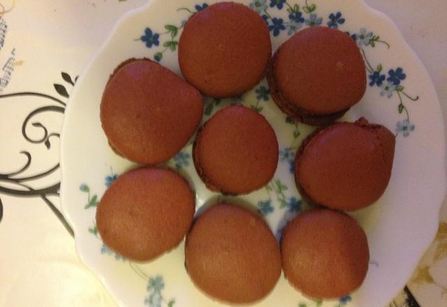 Macarons au chocolat craquants et gourmands