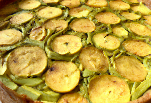 Tourte de pommes de terre à l'avocat