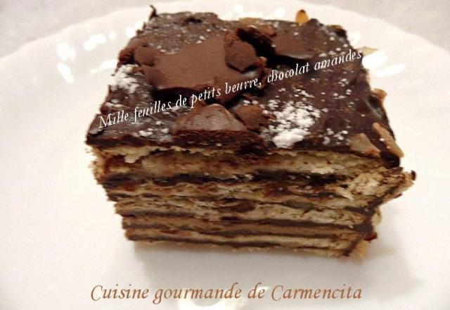 Mille-feuilles de petit beurre