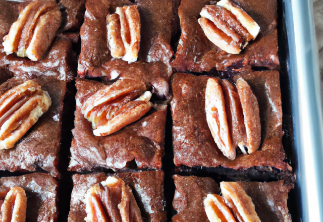 Brownies riches et fondants aux noix de pécan