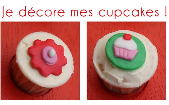 Je décore mes cupcakes !