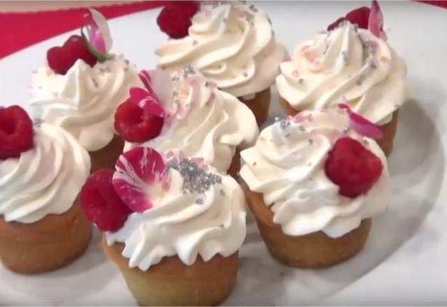 Cupcakes litchis & framboises