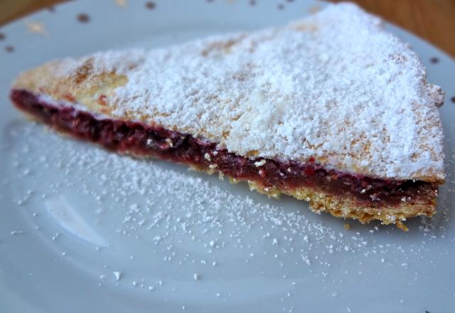 Gâteau à la framboise meringué