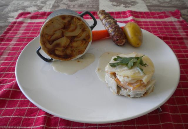 Gratin façon dauphinois aux légumes