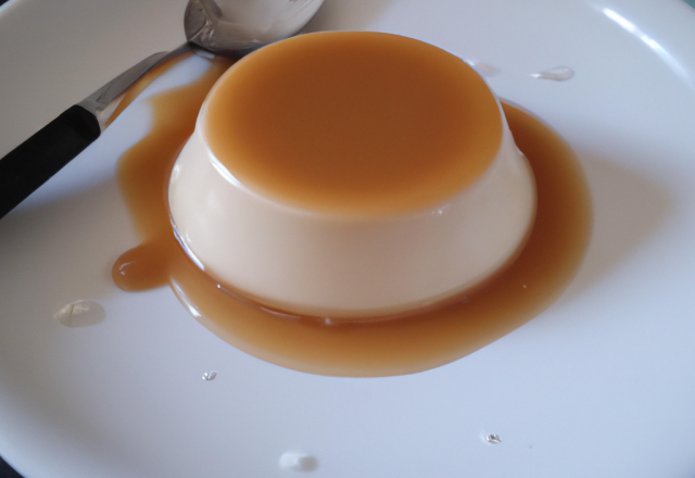 Pannacotta vanille et caramel au beurre salé